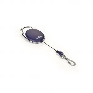 DURABLE Výsuvný kotúč so svorkou DURABLE JOJO STYLE tmavomodrý 1ks (DU832707)