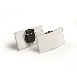 DURABLE Visačka oblá akrylová DURABLE 75x40mm 25ks (DU812419)