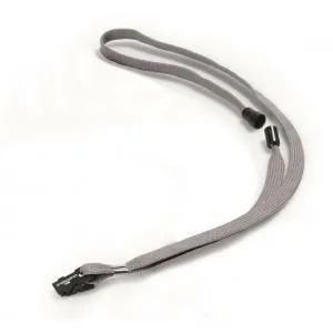 Snúrka na krk Závesný remienok DURABLE 10mm sivý 10 ks