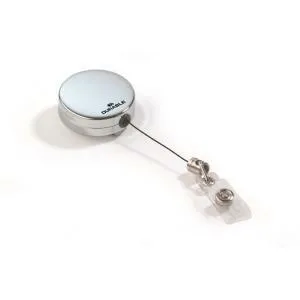 DURABLE Výsuvný kotúč s prúžkom DURABLE JOJO CHROME 10ks (DU822523)