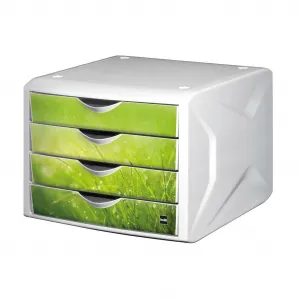 Helit Zásuvkový box Chameleón springtime