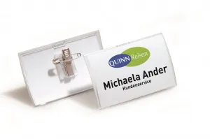 DURABLE Visačka oblá PP štipec+špendlík DURABLE CLICK FOLD 75x40mm 25ks (DU821119)