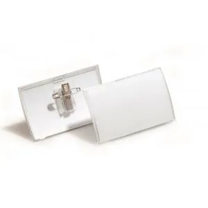 DURABLE Visačka oblá PP štipec+špendlík DURABLE CLICK FOLD 75x40mm 25ks (DU821119)