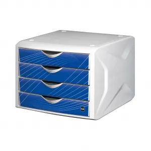 Helit Zásuvkový box Chameleón blue knight