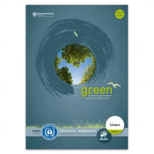 Formatwerk Blok poznámkový Format Werk Ursus Green A4 50 listov linajkový