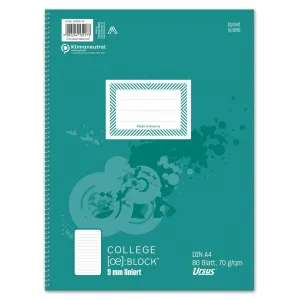 Formatwerk Blok College Format Werk Ursus Basic A4 80 listov linajkový 70g