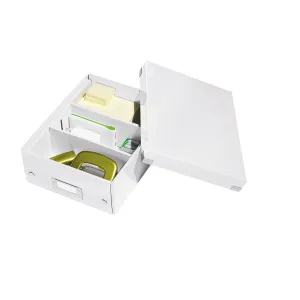 Malá organizačná škatuľa Click & Store biela