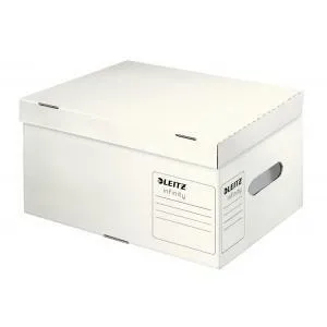 Leitz ES610500 archívna škatuľa Infinity s vekom biela A4