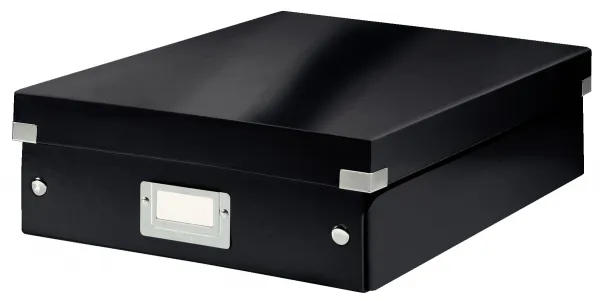 Stredná organizačná škatuľa Click & Store veľkosť M čierna