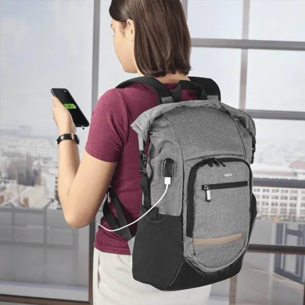 Hama ruksak na notebook Terra 15,6" (40 cm), šedý 42029291