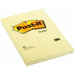 POST-IT Bloček Post-it 102x152 žltý štvorčekový (MM066200)