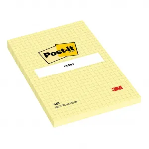 POST-IT Bloček Post-it 102x152 žltý štvorčekový (MM066200)