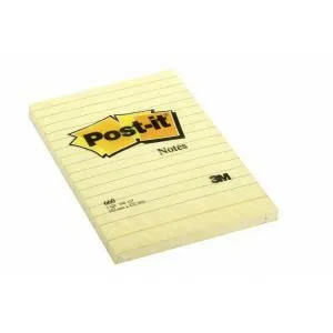 POST-IT Bloček Post-it 102x152 žltý linajkový (MM066000)