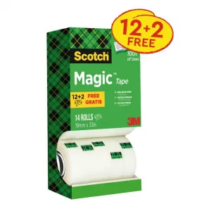 3M Scotch Magic lepiaca páska v krabičke 19 mm x 33 m