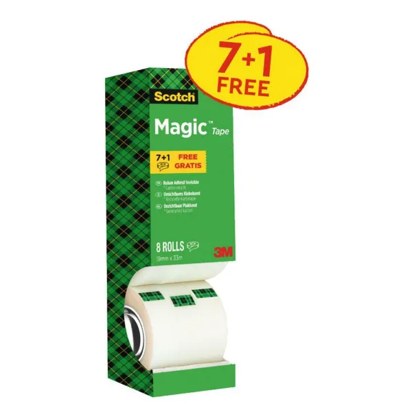 3M Scotch Magic lepiaca páska v krabičke 19 mm x 33 m