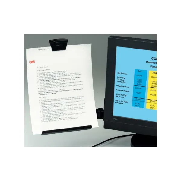 3M Držiak konceptov na monitor DH445, 255 × 230 × 70 mm