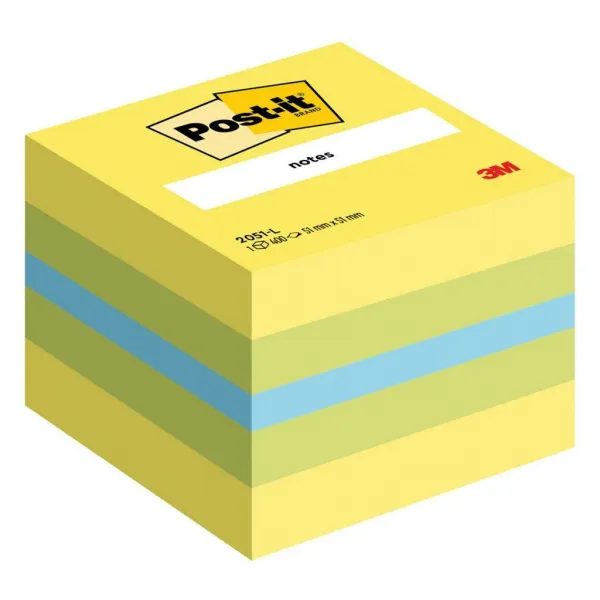 POST-IT Bloček kocka Post-it 51x51 mini mix farieb (MM205120)