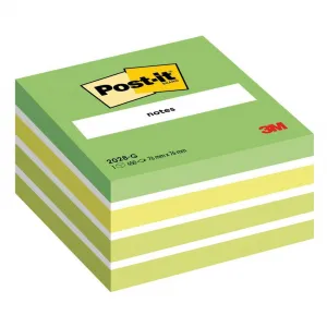 POST-IT Bloček kocka Post-it 76x76 zelená (MM202822)