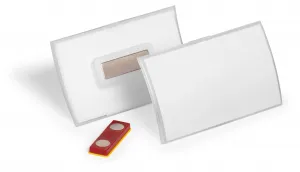Visačka s magnetom PP DURABLE 54x90mm 10ks