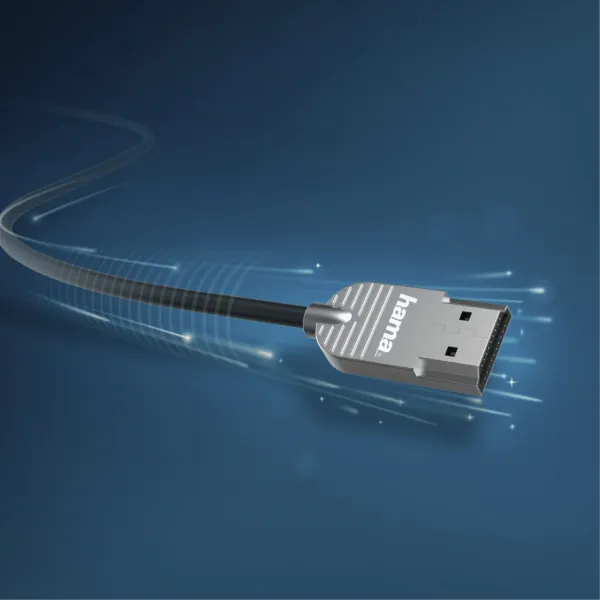 Hama HDMI kábel High Speed 4K 2 m, Ultra-Slim 85444290