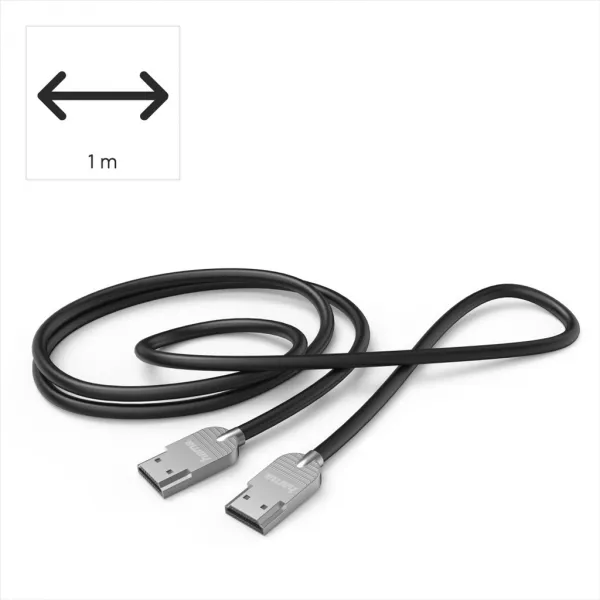 Hama HDMI kábel High Speed 4K 1 m, Ultra-Slim 85444290