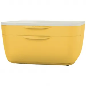 Zásuvkový box Leitz Cosy teplý žltý