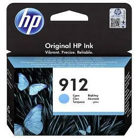Hewlett-Packard HP originál ink 3YL77AE, HP 912, cyan, 315str., high capacity, HP Officejet 8012, 8013, 8014, 8015 OJ Pro 8020 3YL77AE