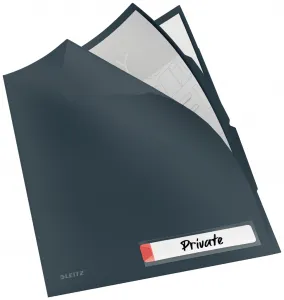 Triediaci obal Leitz Cosy 3 ks zamatový sivý