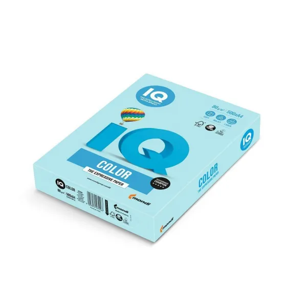 Mondi Farebný papier IQ color strednemodrý MB30, A4 80g
