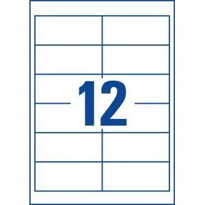 Avery Zweckform Etikety univerzálne 97x42,3mm Avery A4 100 hárkov