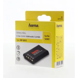 Hama fotoakumulátor typ Sony NP-BX1, Li-Ion 3,6 V/1090 mAh 85076000