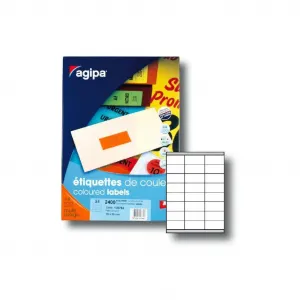 Agipa Etikety farebné 70x35mm APLI A4 100 hárkov fluo oranžové