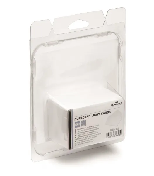 Durable Plastové karty 0,5mm do tlačiarne DURACARD ID 300 100ks