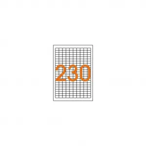 Etikety univerzálne odnímateľné 18x12mm Agipa A4 25 hárkov