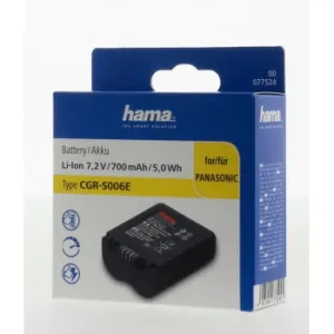 Hama fotoakumulátor typ Panasonic CGA-S006E, Li-Ion 7,2 V/700 mAh 85076000