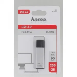 Hama FlashPen Classic, USB 3.0, 256 GB, 40 MB/s, strieborný 85235110