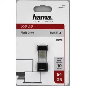 Hama smartly HighSpeed FlashPen, USB 2.0, 64 GB, čierny, pre notebook 85235110