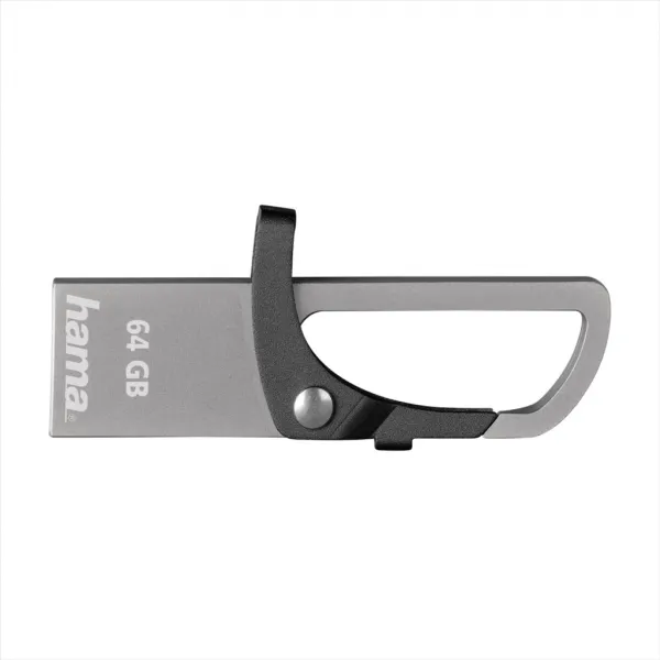 Hama flashPen "Hook-Style"  64 GB 15MB/s, šedý 85235110