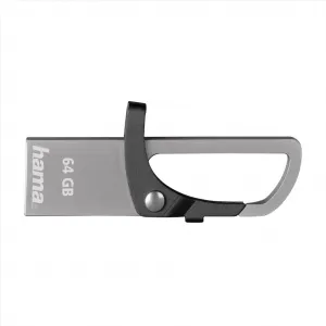 Hama flashPen "Hook-Style"  64 GB 15MB/s, šedý 85235110