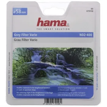 Hama vario šedý Neutral Density Filter, ND2-400 Filter, 58 mm 90022000