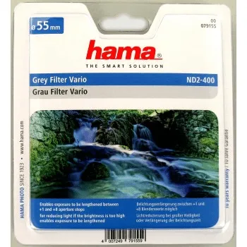 Hama vario šedý Neutral Density Filter, ND2-400 Filter, 55 mm 90022000