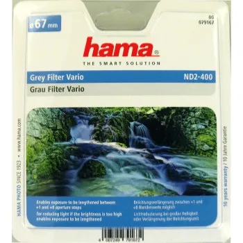 Hama vario šedý Neutral Density Filter, ND2-400 Filter, 67 mm 90022000