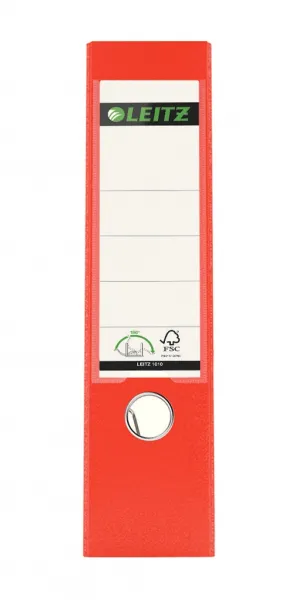Zakladač pákový Leitz 180° 8cm svetločervený