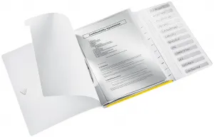 Triediaca kniha 12 Leitz WOW žltá