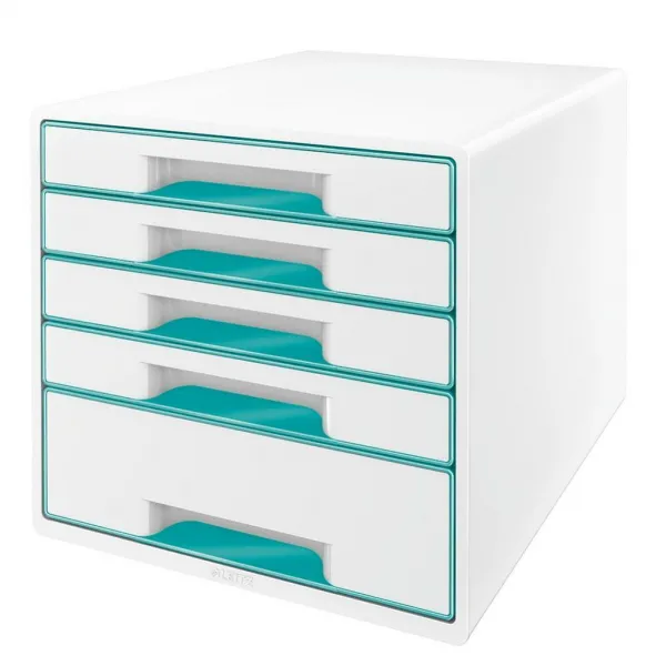 LEITZ Zásuvkový box Leitz WOW ľadovo modrý (ES521451)