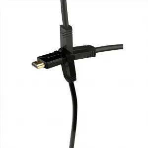 Hama HDMI kábel vidlica - vidlica, otočné vidlice (2 osi), pozlátený, 3*, 3 m 85444290