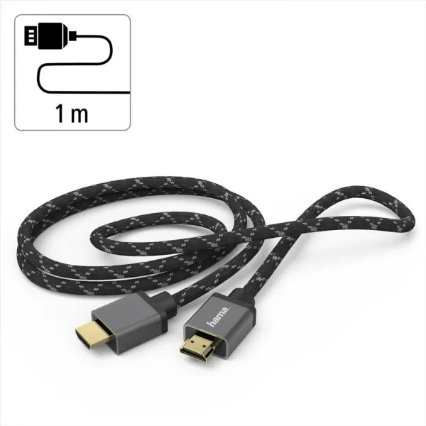 Hama HDMI kábel Ultra High Speed 8K 1,0 m, Prime Line 85444290