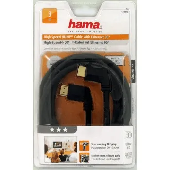 Hama HDMI kábel vidlica-vidlica, kolmé konektory, pozlátený, 3*, 3 m 85444290