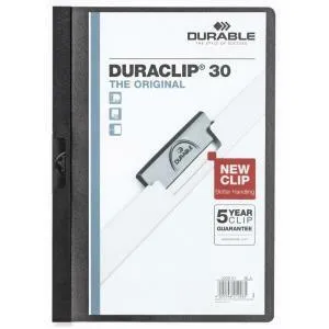Durable Obal s klipom DURACLIP Original 30 čierny