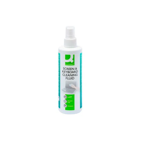 Q-CONNECT Čistiaci sprej na obrazovky a povrchy 250ml